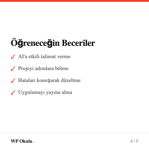 Tasarımı güzelleştirme - renk, font ve spacing talimatları
