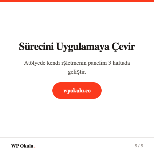 Kendi süreç takip uygulamanı vibecoding ile yap