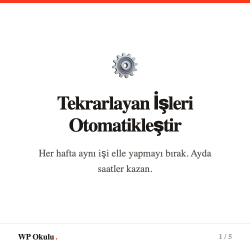 İşletmendeki tekrarlayan işleri bul ve otomatikleştir - Ayda saatler yiyen görevleri ortadan kaldır