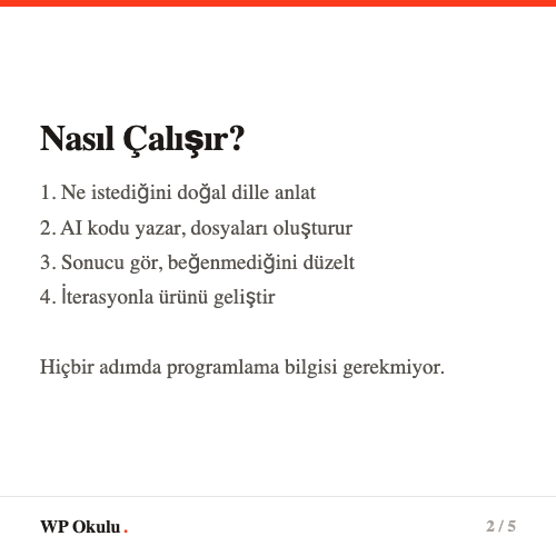 Vibecoding nasıl çalışır? - Doğal dille uygulama geliştirme süreci