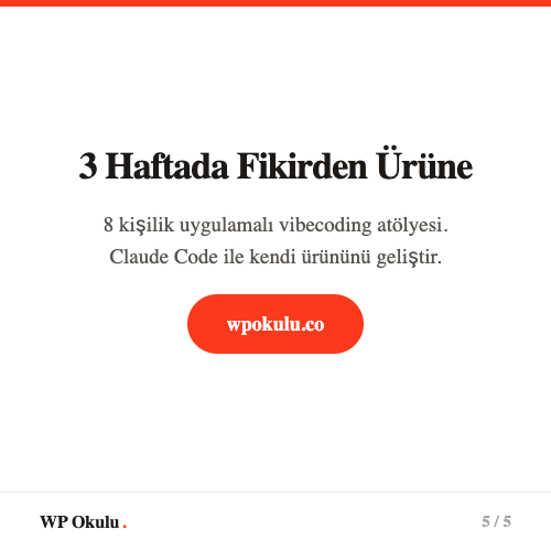 Vibecoding ile başla - 3 haftada fikirden ürüne