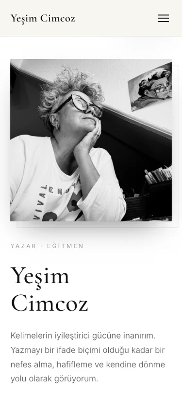 Yeşim Cimcoz projesi